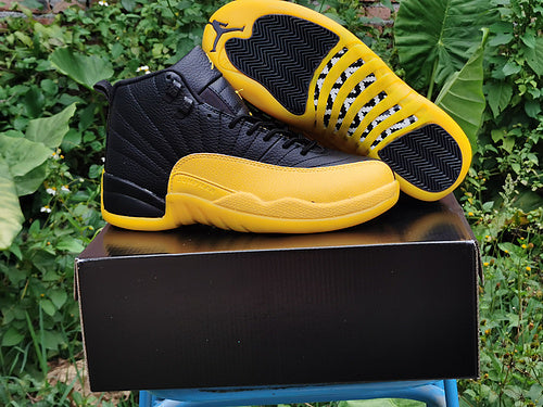 Jordan 12 Retro Black University Gold